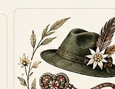 Abbigliamento tradizionale tirolese vintage da uomo