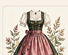 Dirndl tradizionale